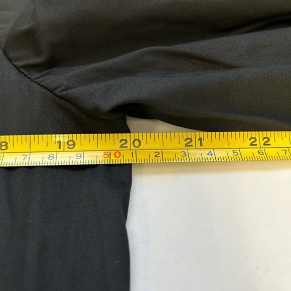 CHICO’S / NWT/ 3/4-Sleeve Poplin Black Shirt Dress/ Size - Picture 10 of 12